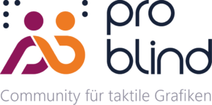 Logo: Problind – Community für taktile Grafiken Logo: Problind - Community für taktile Grafiken